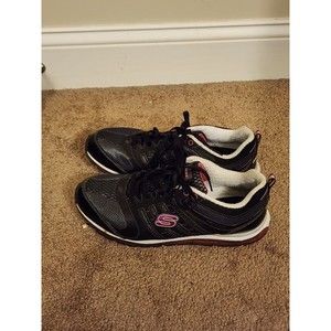 Skechers Sport Revv Air Women’s Black Pink Athletic Running Shoes Sz 10 12265